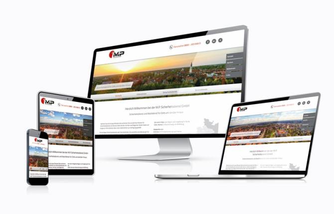 M.P. Sicherheitsdienst - Responsive Webdesign