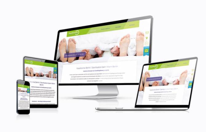 Vasektomie Berlin - Responsive Webdesign