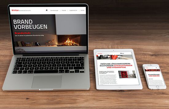 Webdesign Brinitzer Brandschutz Service e.K. in Berlin