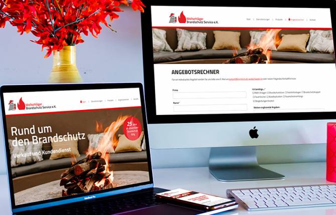 Wollschläger Brandschutz - Responsive Website
