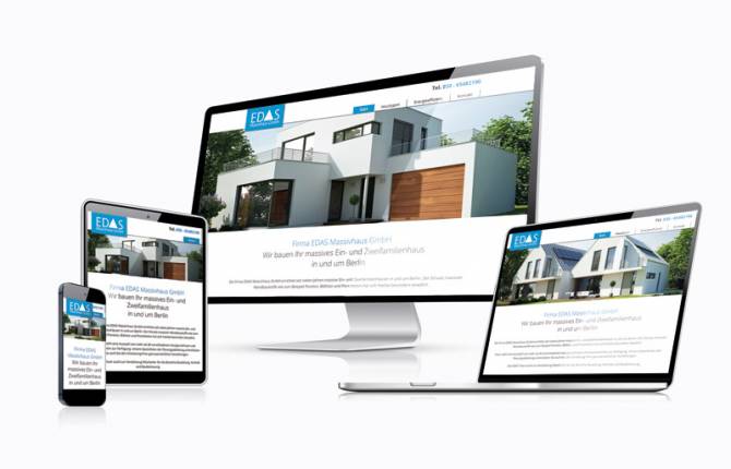 EDAS Haus - Responsive Webdesign