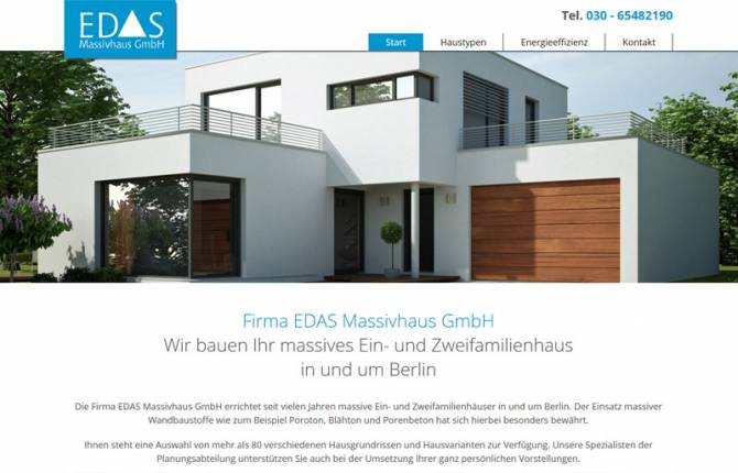 EDAS Haus - Website