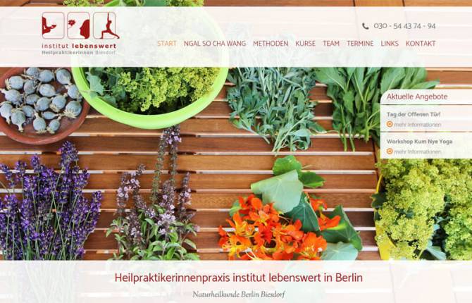 Institut Lebenswert - Website