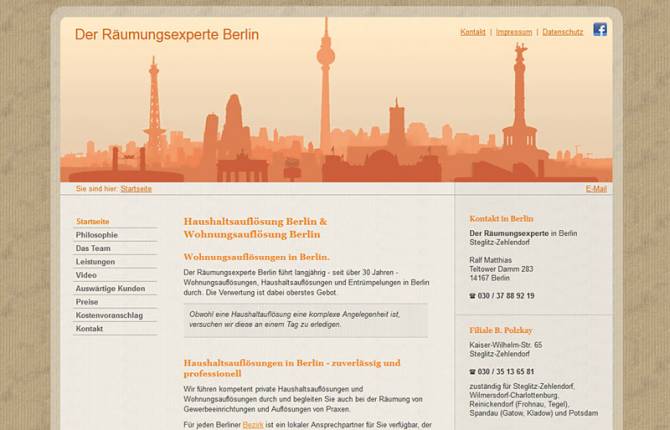 Der Räumungsexperte - Website