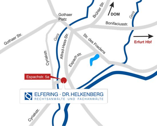 Anfahrtkizze Elfering Dr. Helkenberg