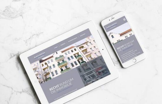 Responsive Design für Rechtsanwalt