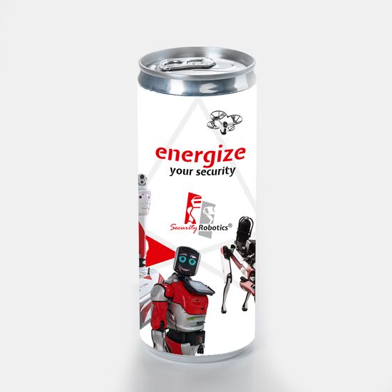 Design Getränkedose Security Robotics