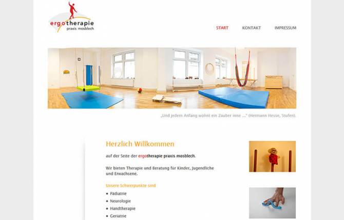 Ergotherapie Mosblech - Website