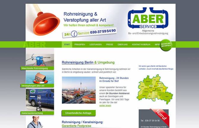 Aber - Website