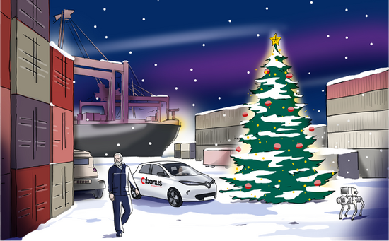 Weihnachtsillustration Ciborius Gruppe