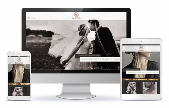 Webdesign für Juwelier Nayis in Berlin Friedrichshain, Responsive Design