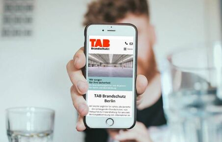 Webdesign TAB Brandschutz in Berlin, Responsive Design