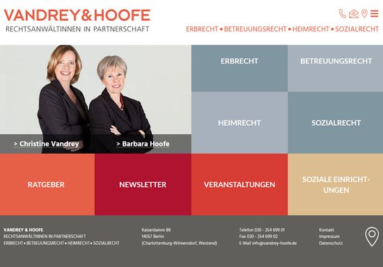 Vandrey & Hoofe Programmierung