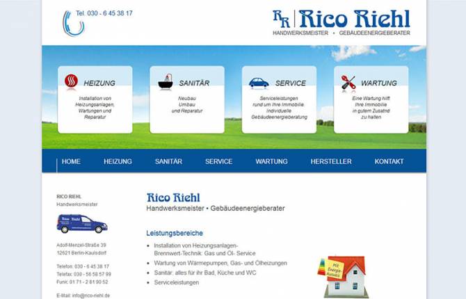 Rico Riehl - Website