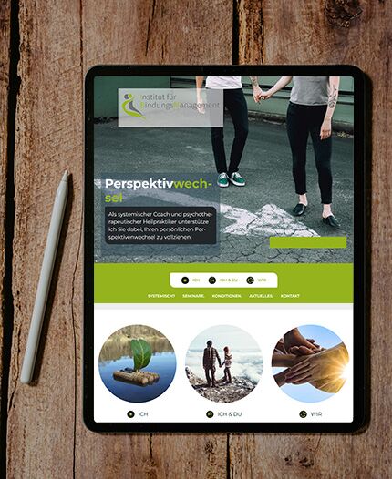 Webdesign Institut für Bindungsmanagement in Rüsselsheim