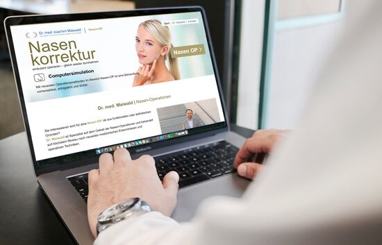Webdesign HNO Praxis Dr. Maiwald