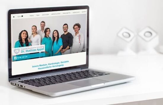 Webdesign Hausarztpraxis Dr. Appel