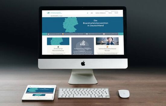 Responsive Design DGV Verbrennungsmedizin