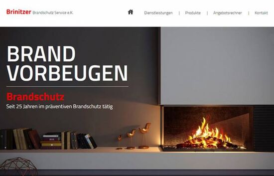 Webdesign Brinitzer Brandschutz Service e.K. in Berlin