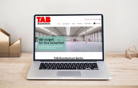 Webdesign TAB Brandschutz GmbH