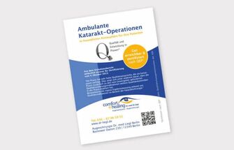 Zahnarztpraxis Dr. Liegl, Referenz Grafikdesign, Infoflyer